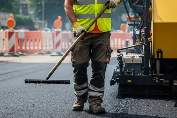 Asphalt Paving Tampa worker