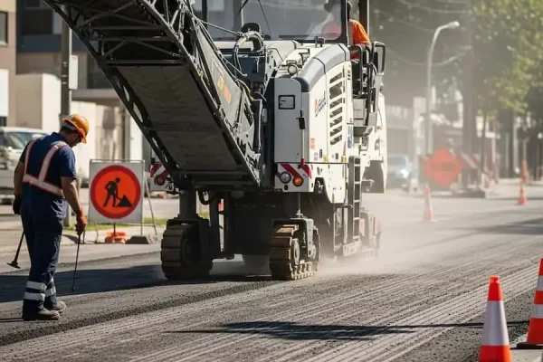 Asphalt milling work in Tampa